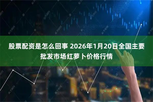 股票配资是怎么回事 2026年1月20日全国主要批发市场红萝卜价格行情